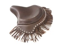 (image for) Brown Deluxe Solo Seat with Fringe Skirt