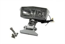 (image for) 7" Rectangular Headlamp Assembly Glow Style with Visor