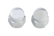 (image for) Chrome Acorn Nut Fine 5/8"-18 Thread
