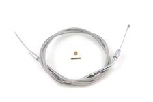(image for) Braided Stainless Steel Throttle Cable with 38.75" Casing