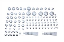 (image for) Chrome Bolt Cap 74 Piece Cover Kit