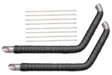 (image for) Exhaust Drag Pipe Kit Slash Cut Ends