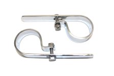 (image for) Chrome 1-7/8" Exhaust P Clamp Set