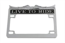 (image for) License Plate Frame Chrome