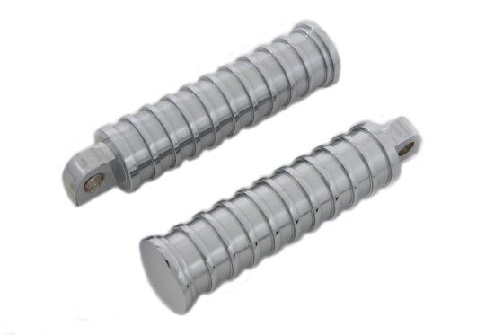 (image for) Chrome Light Grooves Footpeg Set