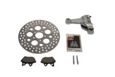 (image for) Chrome Rear 4 Piston Caliper and 11-1/2" Disc Kit