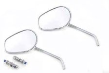 (image for) Rectangle Mirror Set with Round Stems