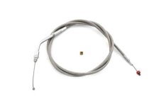 (image for) Braided Stainless Steel Throttle Cable with 44" Casing