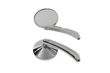 (image for) 3" Round Mirror Set Chrome