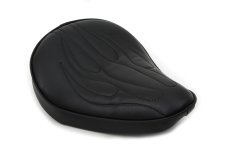 (image for) Black Solo Seat with Flame Stitch Small
