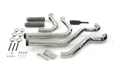 (image for) 2 Into 2 Exhaust System Flash Cut Style