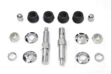 (image for) Chrome Lower Rear Shock Stud Kit