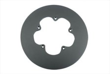 (image for) 11-1/2" Plain Front Brake Disc Clover Leaf Style