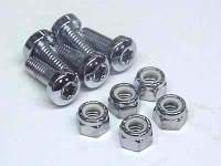 (image for) Chrome Front Disc Rotor Bolt Set