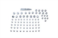 (image for) Chrome Bolt Cap 79 Piece Cover Kit