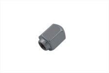 (image for) Lock Nuts Acorn Type Chrome 1/4"-20 x 3/4"