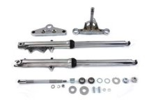 (image for) 41mm Fork Assembly with Chrome Sliders Dual Disc