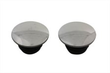 (image for) Polished Low Profile Gas Cap Set