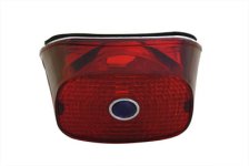 (image for) Tail Lamp Lens Red with Blue Dot