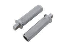 (image for) Chrome Flange Knurled Footpeg Set