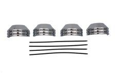 (image for) 35mm Chrome Fork Boot Cover Set