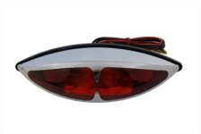 (image for) Chrome ABS Big Eye Red Lens Tail Lamp