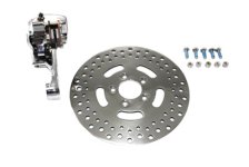 (image for) Chrome Rear Single Piston Caliper and 11-1/2" Disc Kit