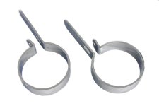 (image for) Chrome 3" Exhaust Hanger Clamp set