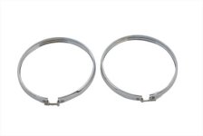 (image for) 5-3/4" Headlamp Chrome Outer Rim Set