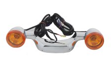 (image for) Chrome Rear Turn Signal Bar with Lamp