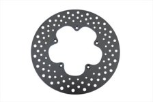 (image for) 11-1/2" Drilled Front Brake Disc Clover Leaf Style