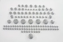 (image for) Chrome Bolt Cap 109 Piece Cover Kit