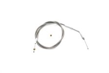 Braided Stainless Steel Throttle Cable with 42" Casing (image for) Braided Stainless Steel Throttle Cable with 42" Casing