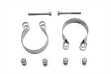 (image for) Chrome Allen Type Exhaust Clamp Set