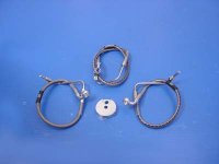 Stainless Steel Front Brake Hoses 25-1/4" and 16-1/8" (image for) Stainless Steel Front Brake Hoses 25-1/4" and 16-1/8"