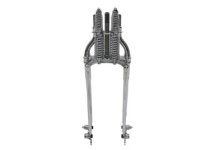 (image for) 28" Offset Spring Fork Assembly Chrome