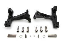 (image for) Black Adjustable Passenger Footboard Mount Kit