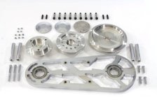 (image for) Belt Drive Outboard Support Kit Chrome