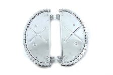 (image for) Chrome Driver Footboard Set with Chain Design