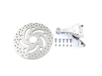 (image for) Chrome Rear 4 Piston Caliper and 11-1/2" Disc Kit