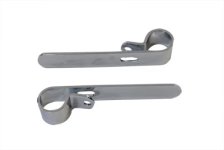 (image for) Chrome 1" Exhaust Pipe Clamp Set