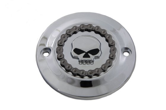 (image for) Skull Ignition System Cover Chrome