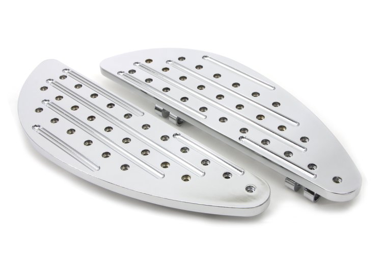 (image for) Driver Chrome Perforated Footboard Set - Click Image to Close