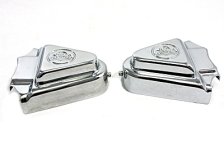 (image for) Rear Axle Covers Chrome Skull Design