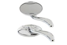 (image for) Oval Mirror Set Chrome