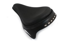 (image for) Black Leather Metro Police Solo Seat