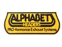 (image for) Alphabet Exhaust Patches