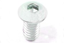 (image for) Allen Button Head Screws Chrome 1/4" X 1"