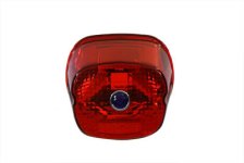 (image for) Tail Lamp Lens Laydown Style Red with Blue Dot