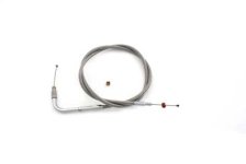 (image for) Braided Stainless Steel Throttle Cable with 38" Casing